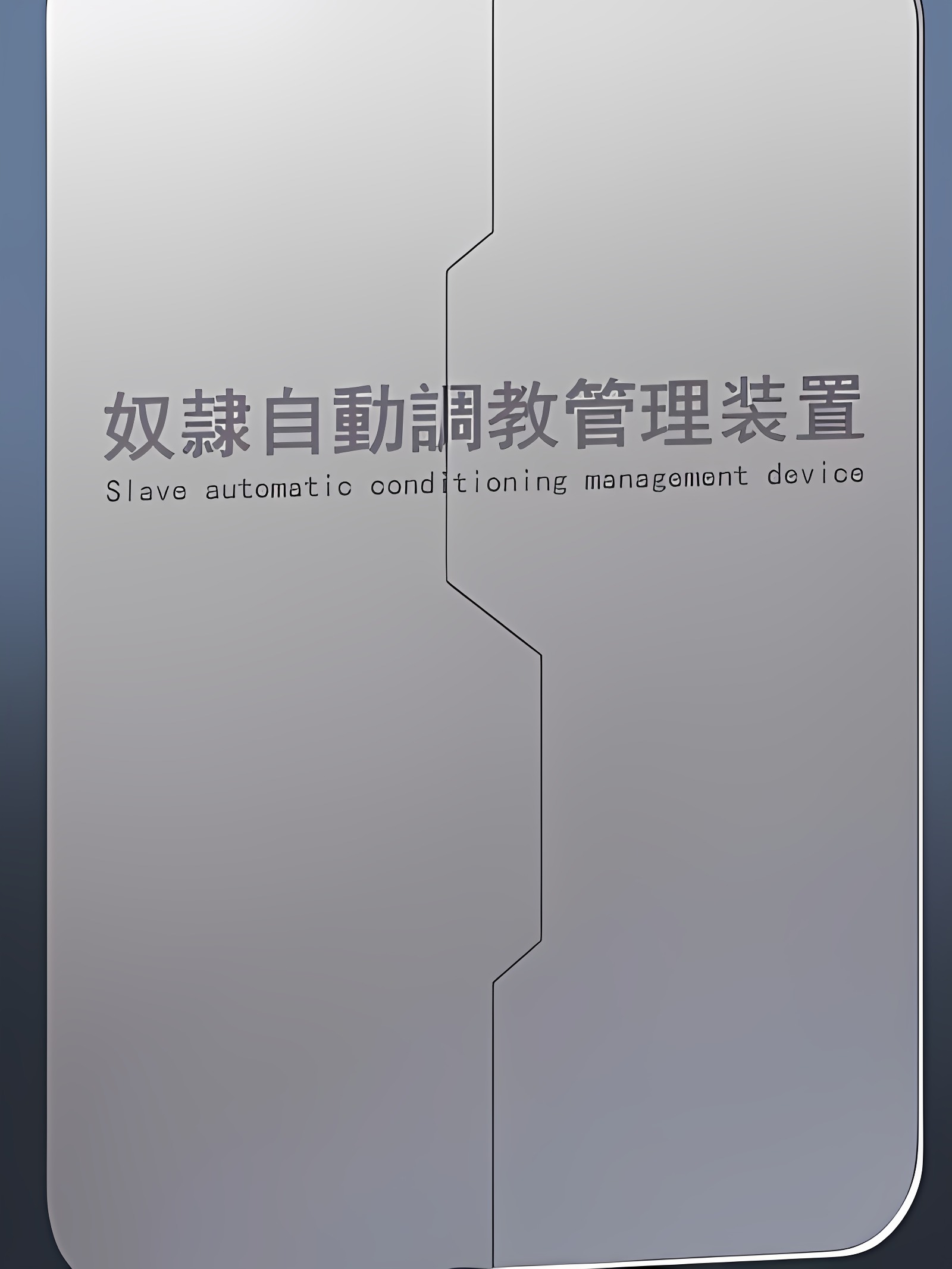 奴隷自动调教管理装置